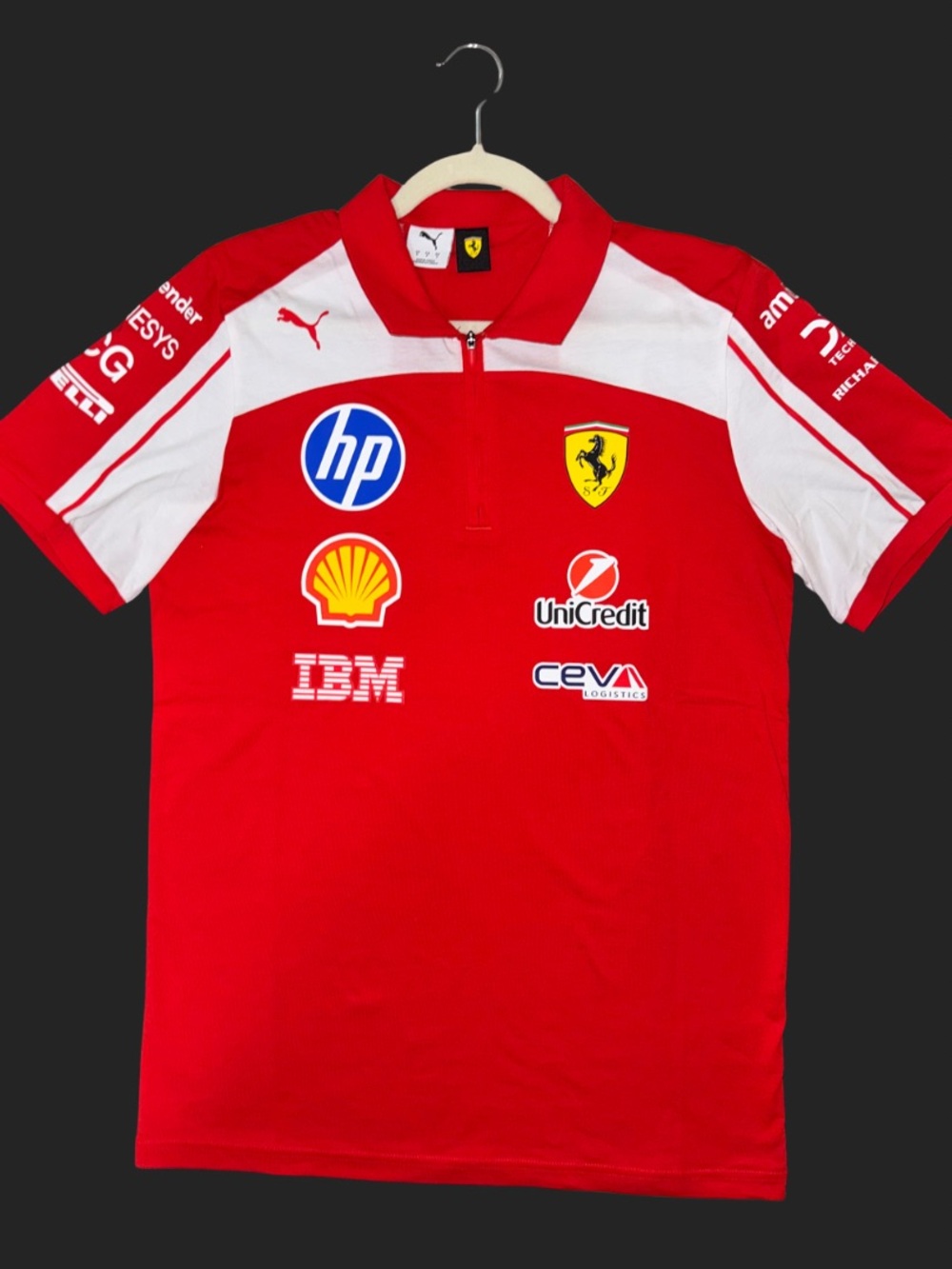 PUMA Scudderia Ferrari F1 Men’s Team Polo  Shirt S
